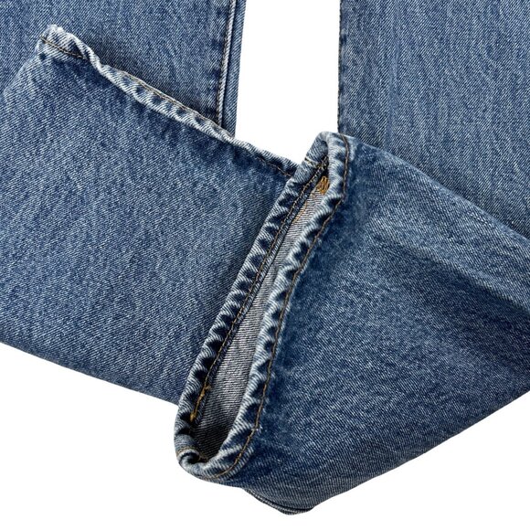 Levis 501 Original Button Fly Blue Jeans Men's 100% Cotton Straight Leg, 32/32 - Picture 10 of 16